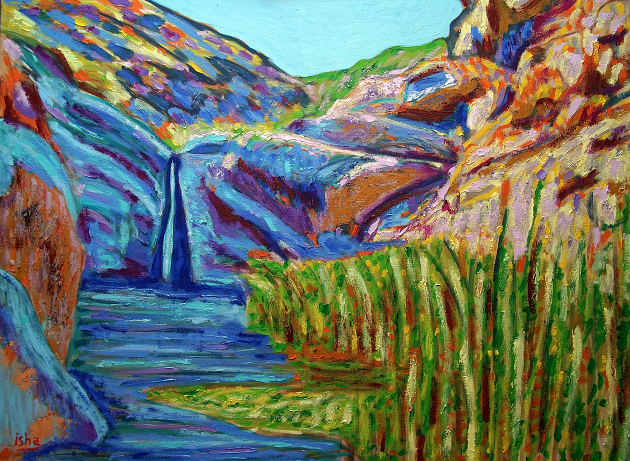 Mai-Sonnen-Wasserfall, 2022 von Gerhardt Isringhaus