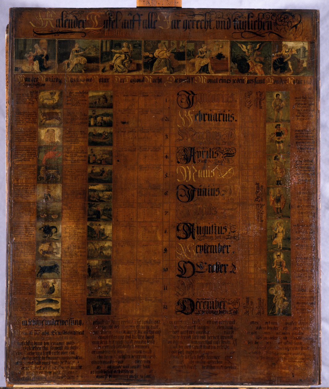 Kalender, 1601-50 von German School