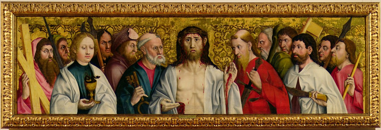 Christus und die zwölf Apostel von German School