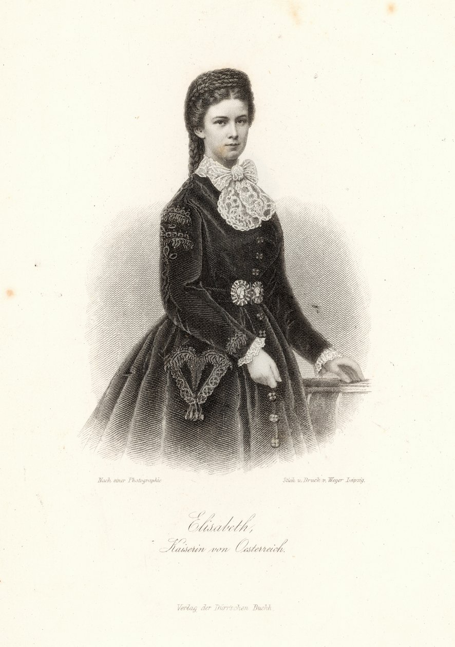 Kaiserin Elisabeth von Österreich (1837-98) in der 