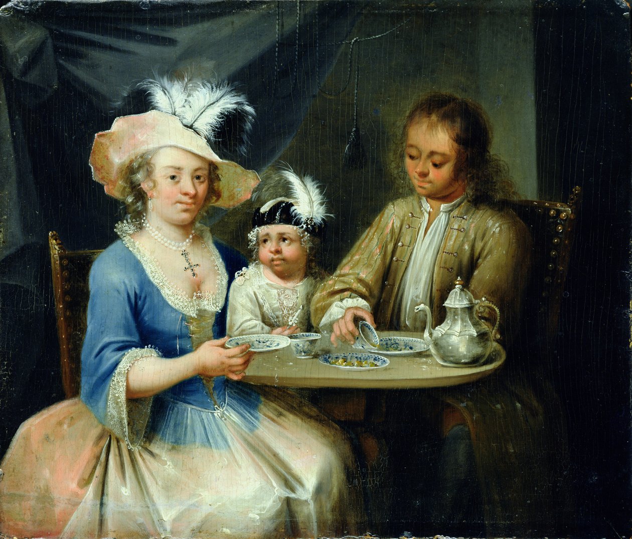 Familienporträt, ca. 1760 von German School