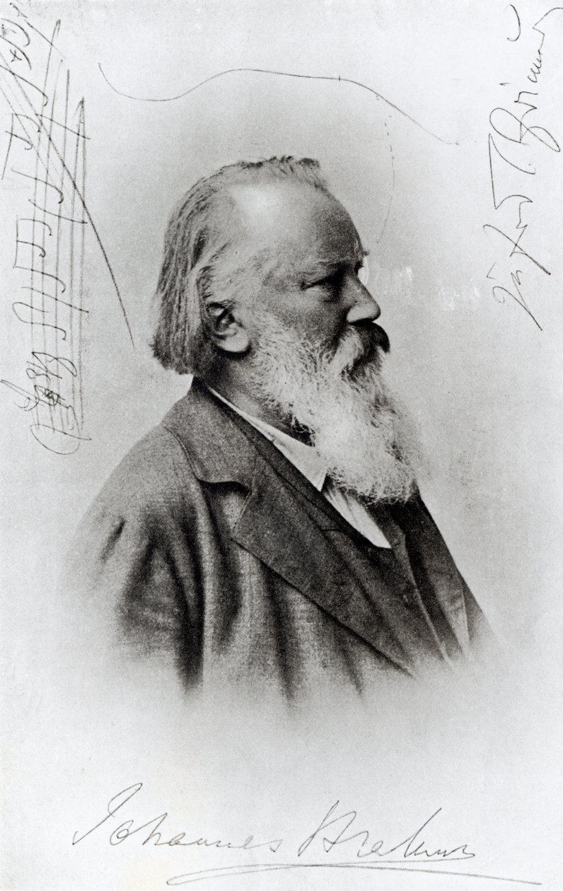 Johannes Brahms (1833-97) von German School