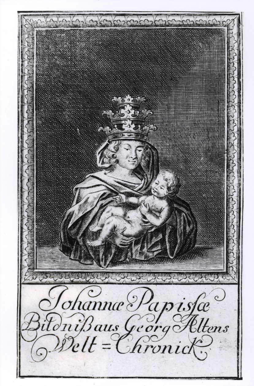 Papst Johanna mit ihrem Kind von German School