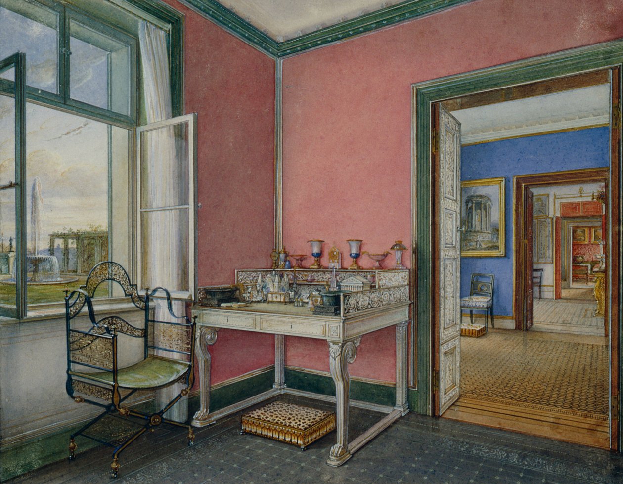 Schreibschrank der Kronprinzessin im Schloss Charlottenhof, Berlin von German School