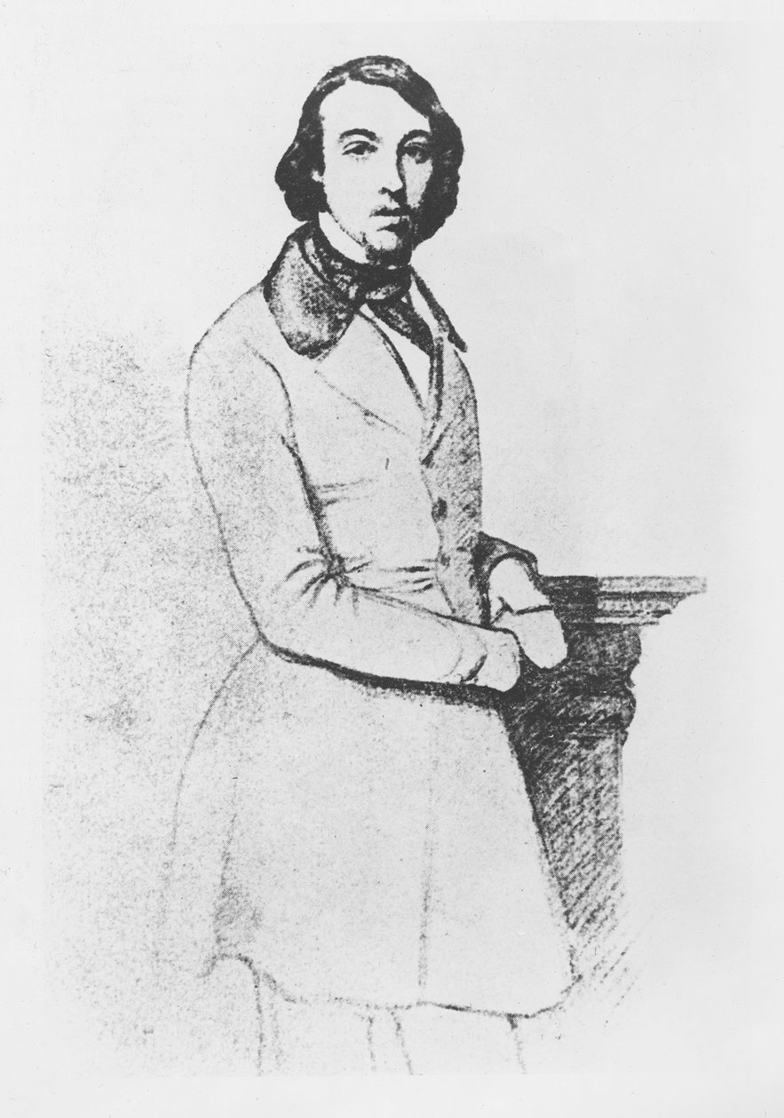 Porträt von Comte de Gobineau von German von Bohn
