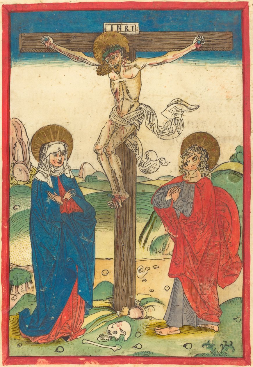 Christus am Kreuz von German 15th Century