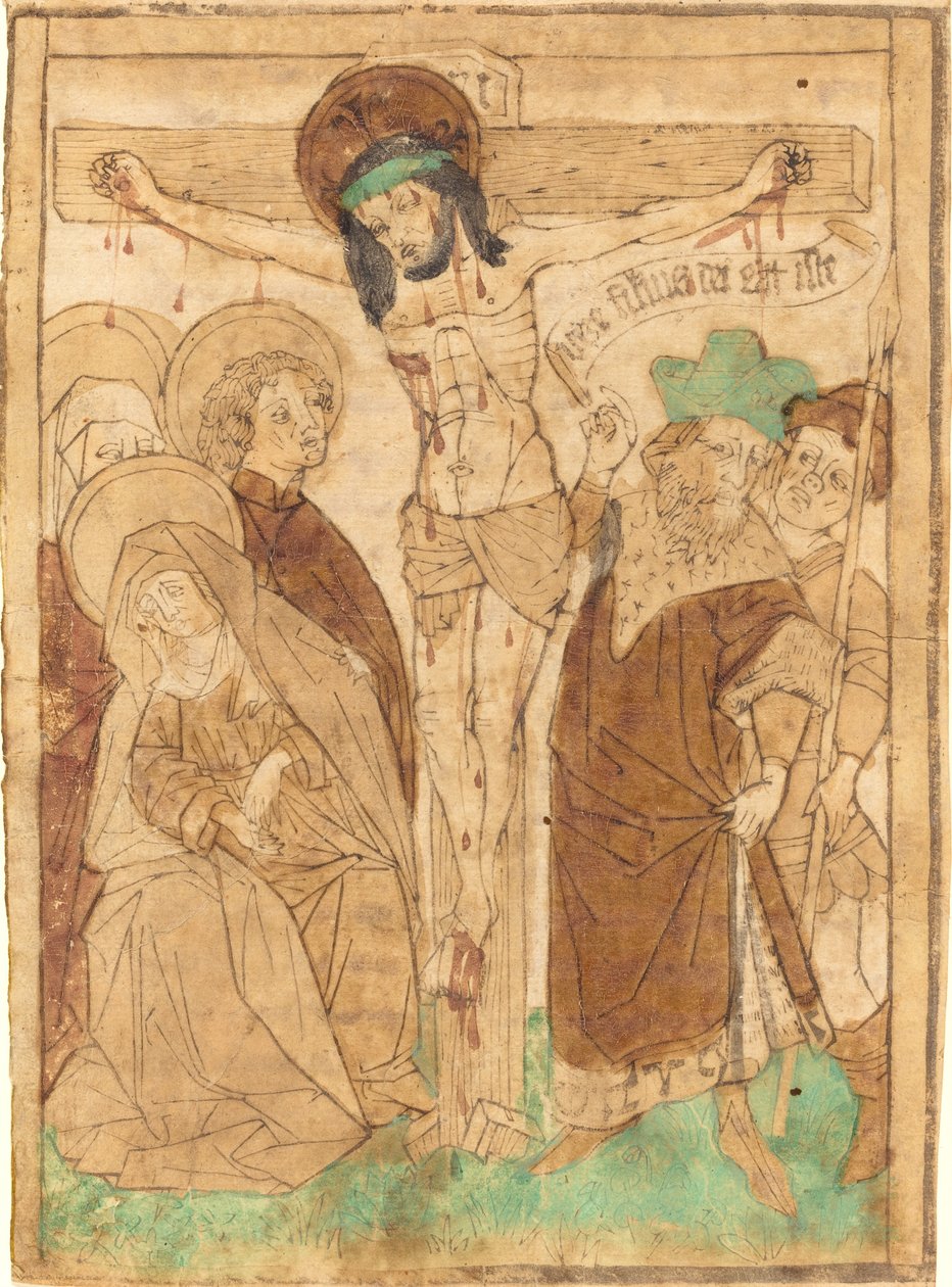 Christus am Kreuz von German 15th Century