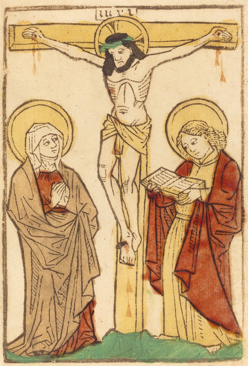 Christus am Kreuz von German 15th Century