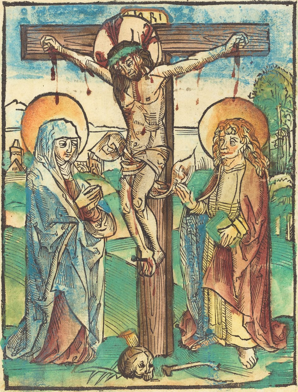 Christus am Kreuz von German 15th Century