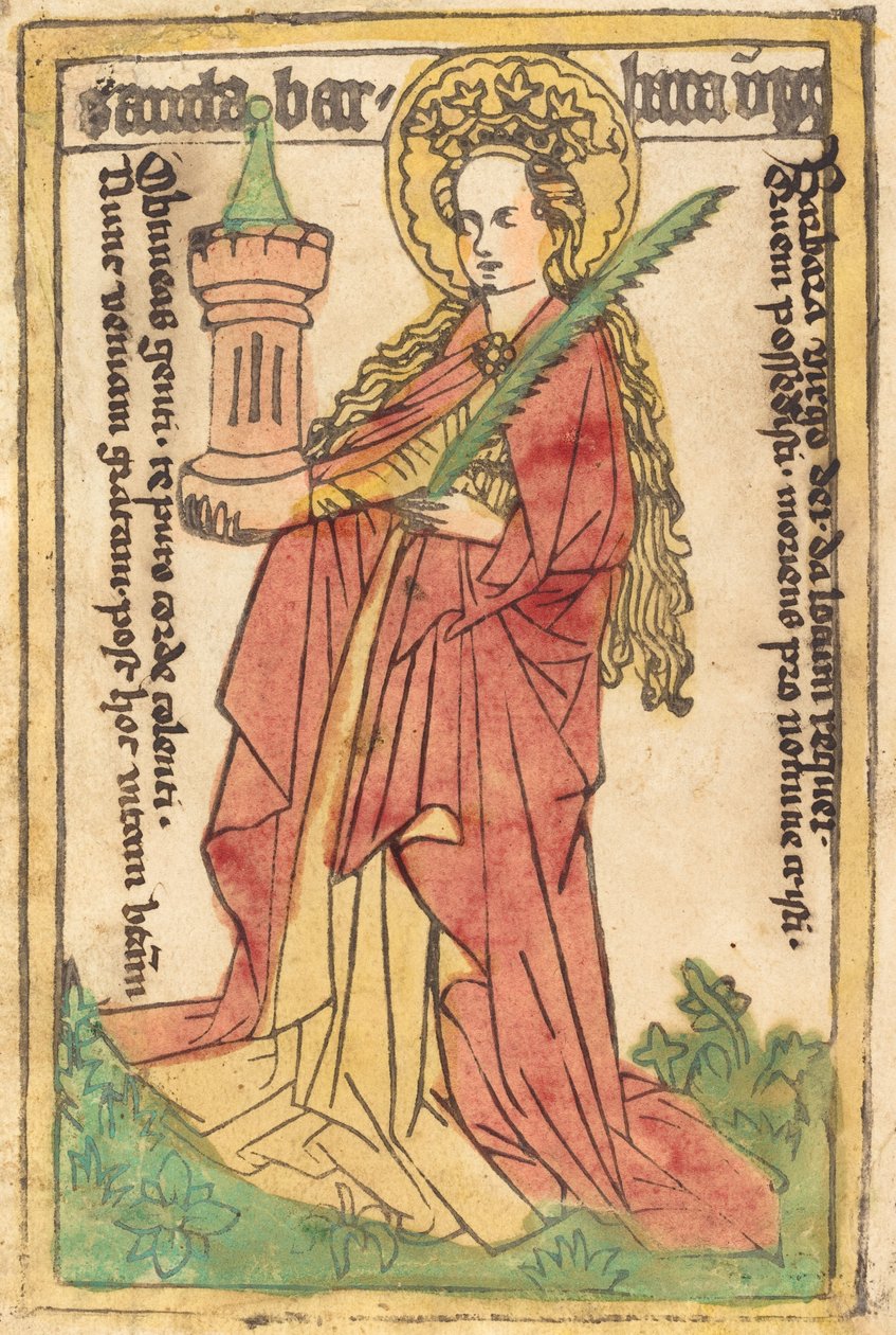 Heilige Barbara von German 15th Century