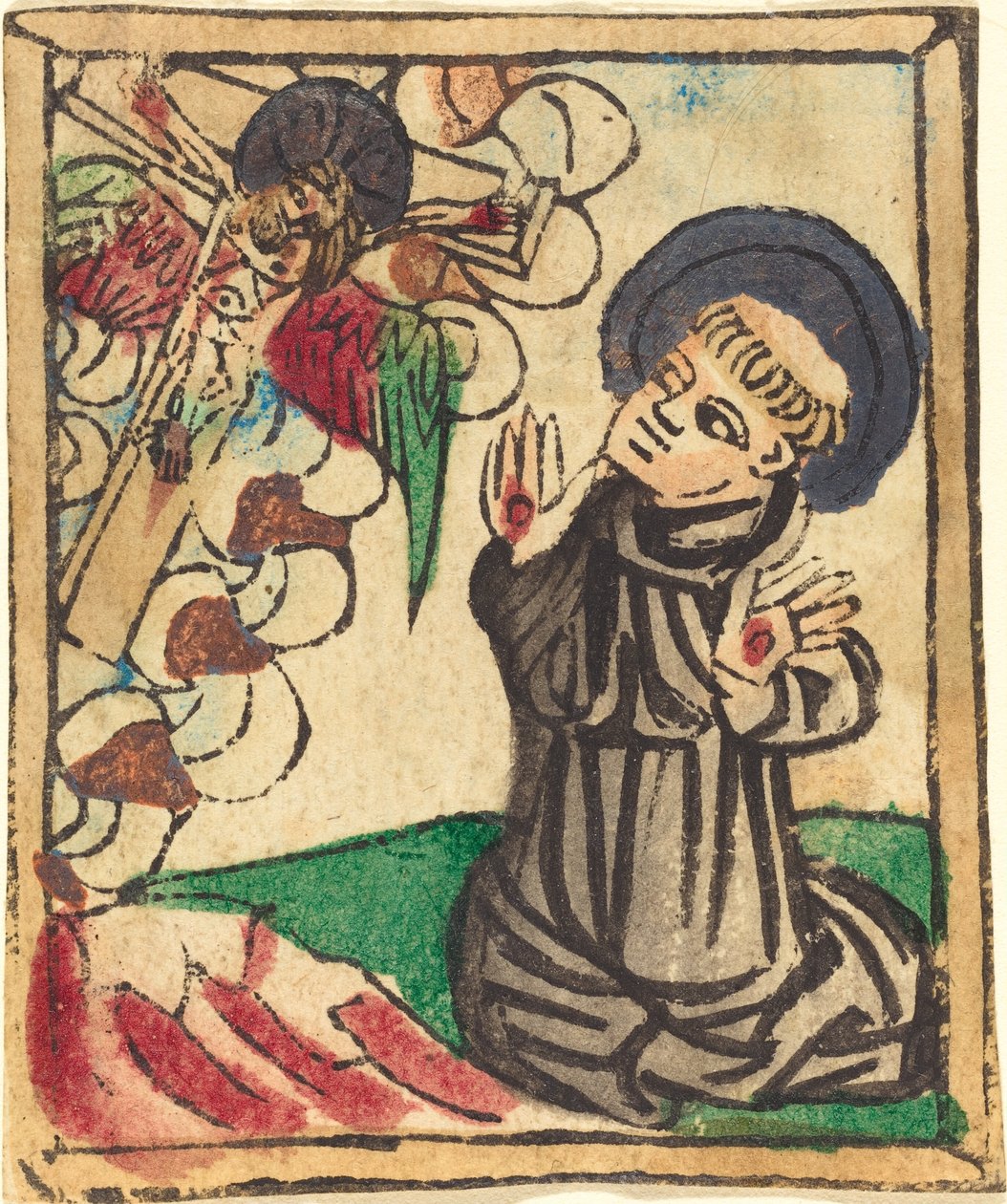 Heiliger Franz von Assisi von German 15th Century