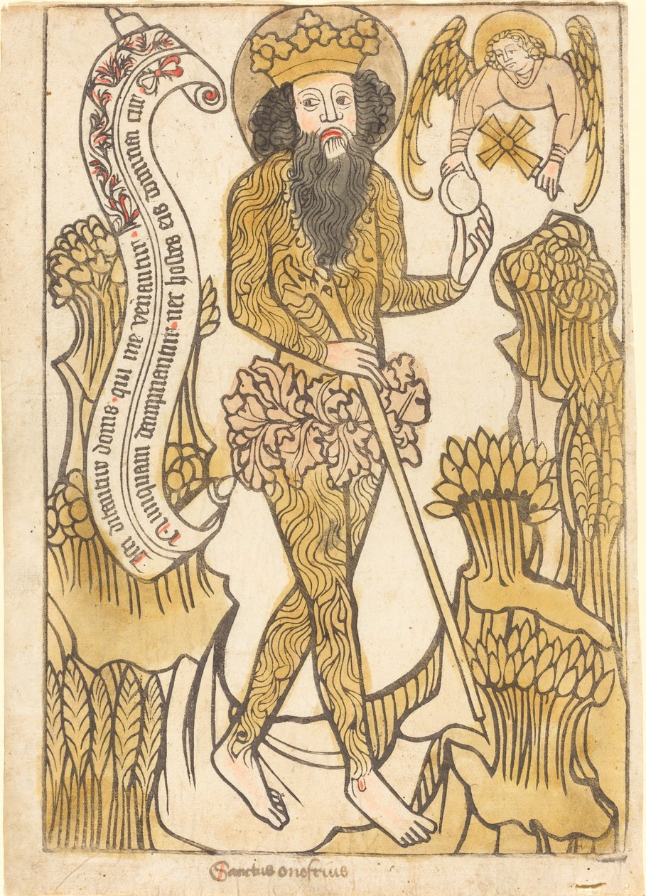 Heiliger Onuphrius von German 15th Century