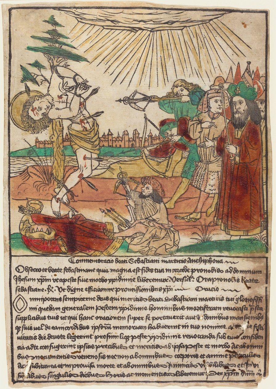 Heiliger Sebastian von German 15th Century