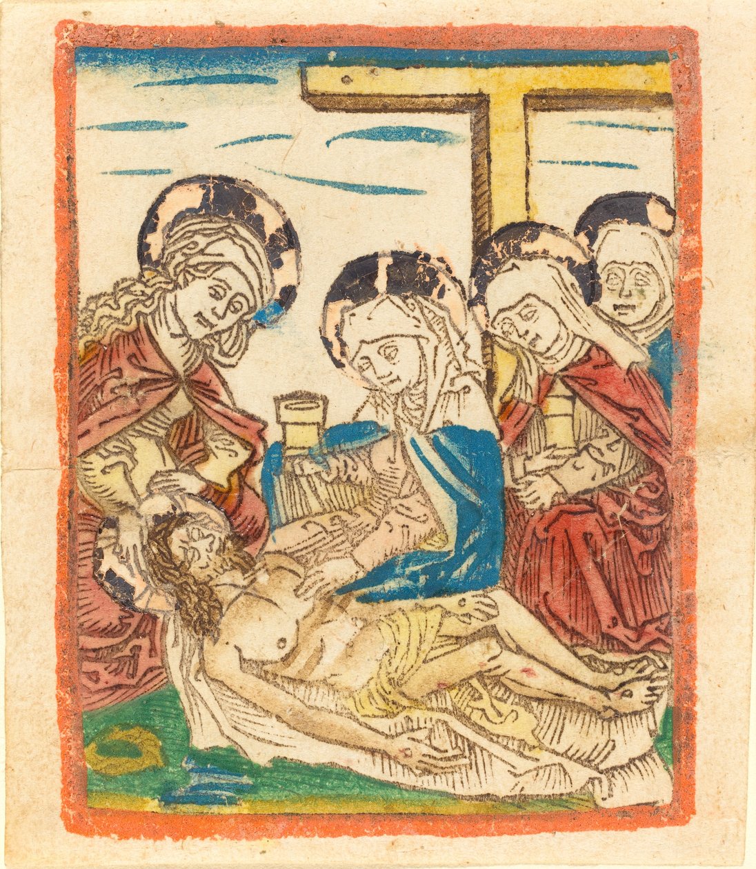 Die Beweinung von German 15th Century