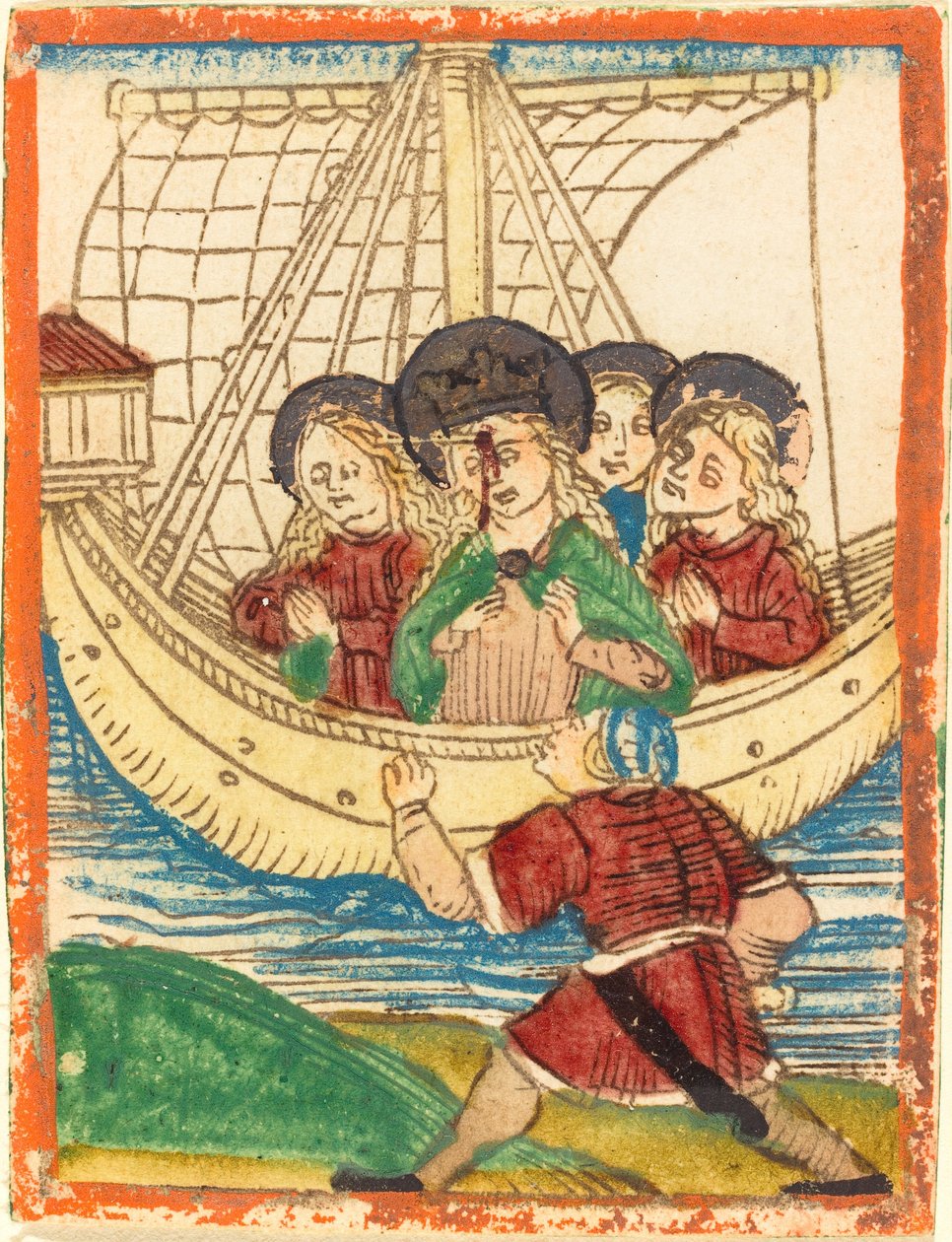 Die Reise der Heiligen Ursula von German 15th Century