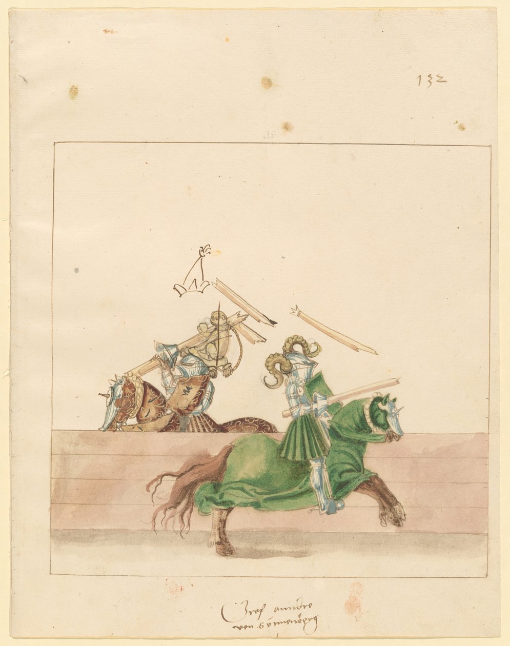 Italienisches Friedens-Turnier von German 16th Century