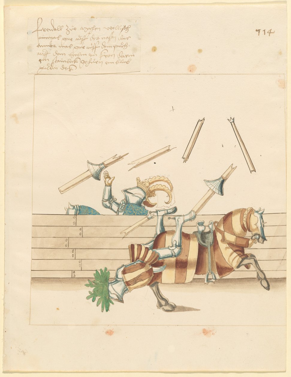 Italienisches Friedens-Turnier von German 16th Century