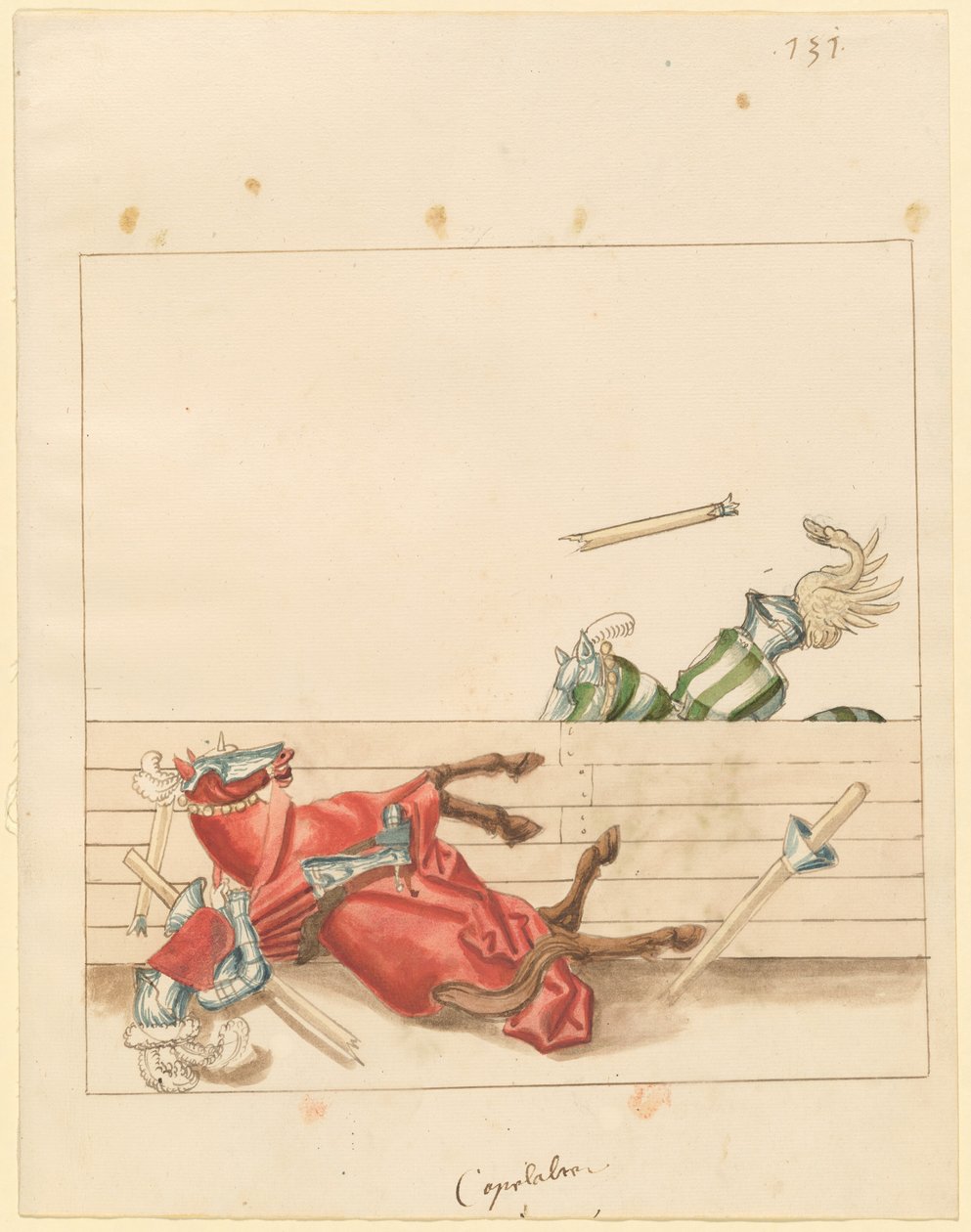 Italienisches Friedens-Turnier von German 16th Century