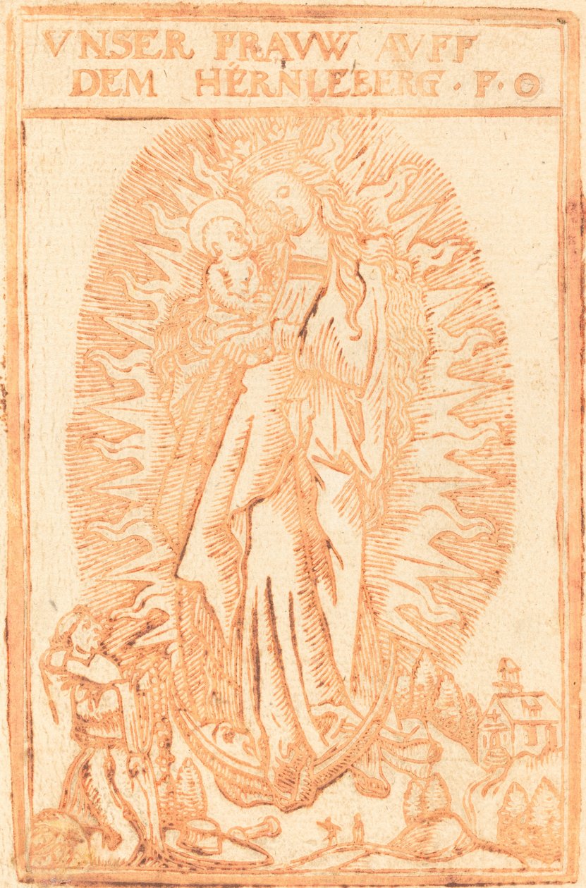 Madonna von Hernleberg von German 17th Century