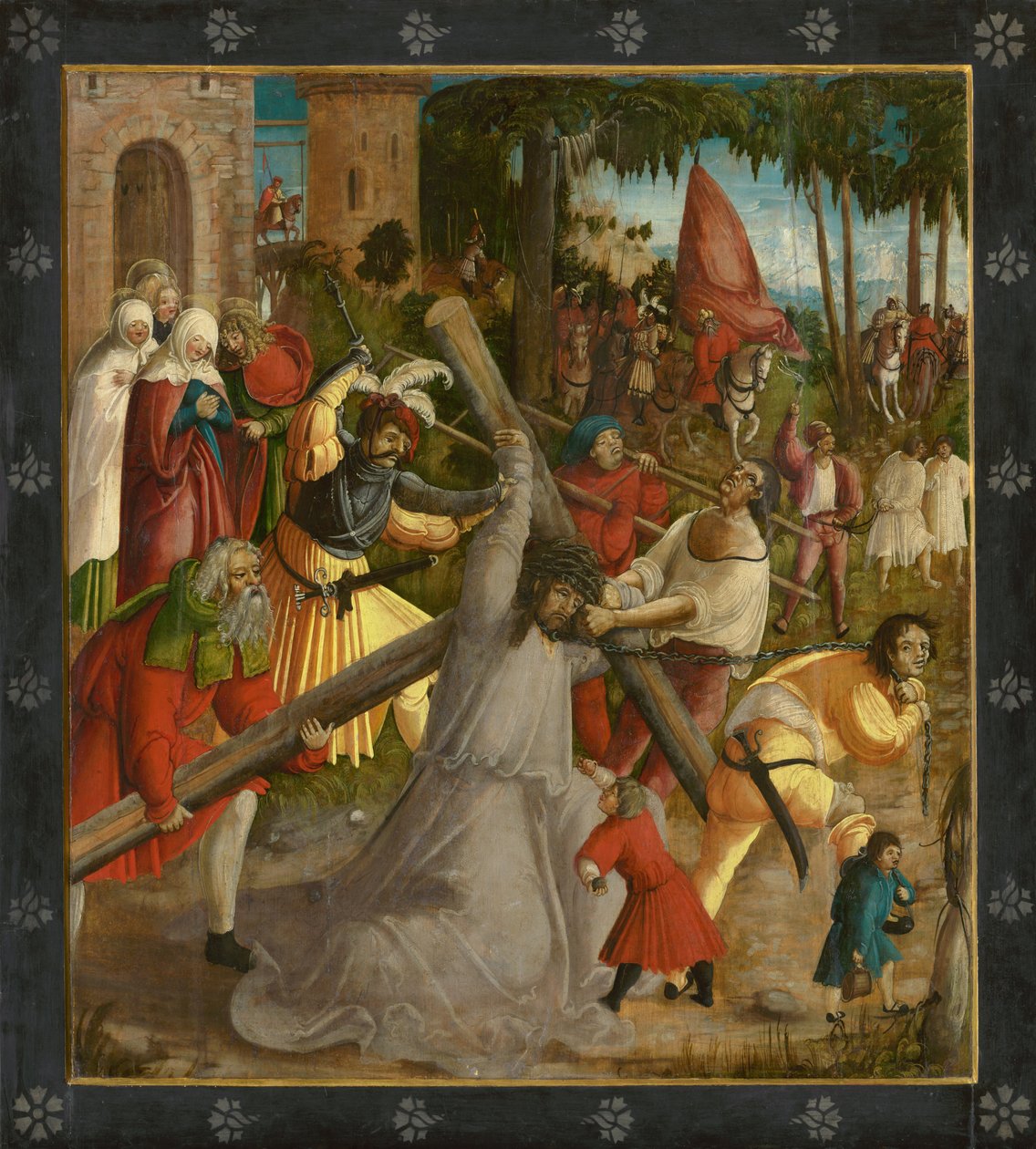 Christus trägt das Kreuz, ca. 1515 von German Master