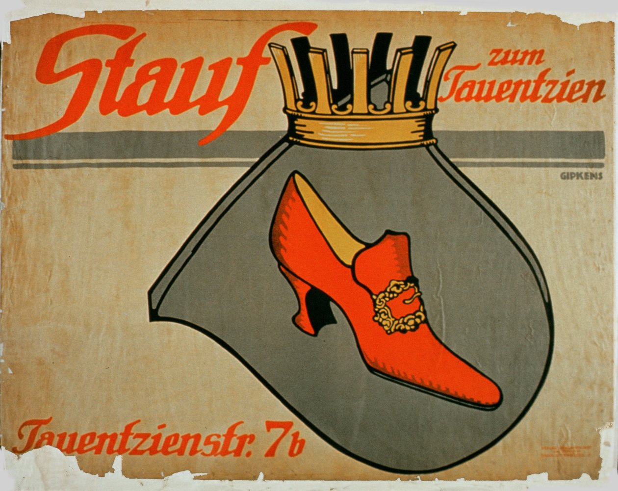 Werbung für Stauf Schuhe von German School