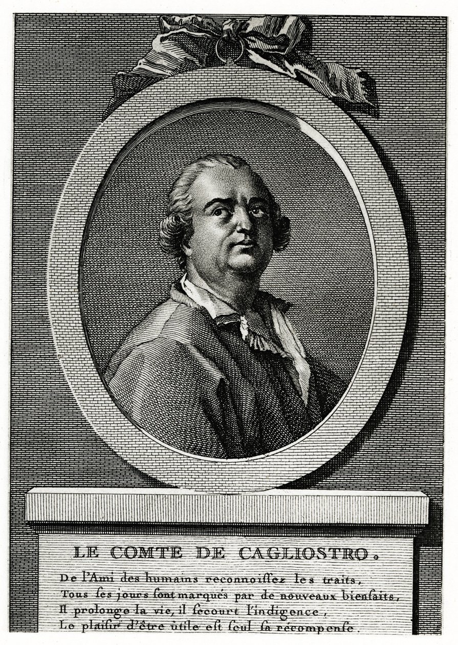 Alexander Graf Cagliostro von German School
