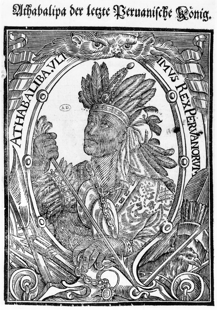 Atahualpa (ca. 1502-1533) von German School