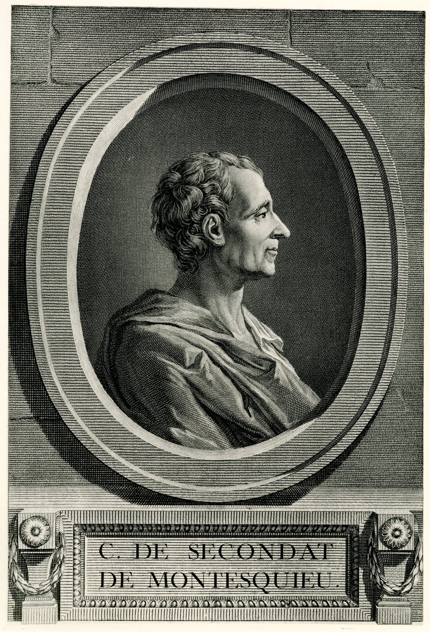 Charles de Secondat de Montesquieu von German School