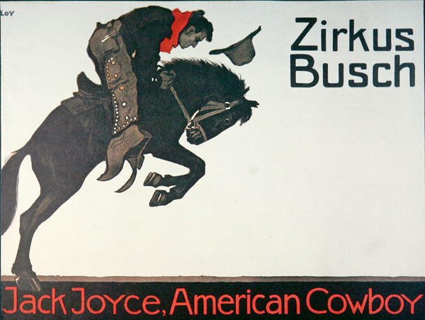 Zirkusplakat von Jack Joyce von German School