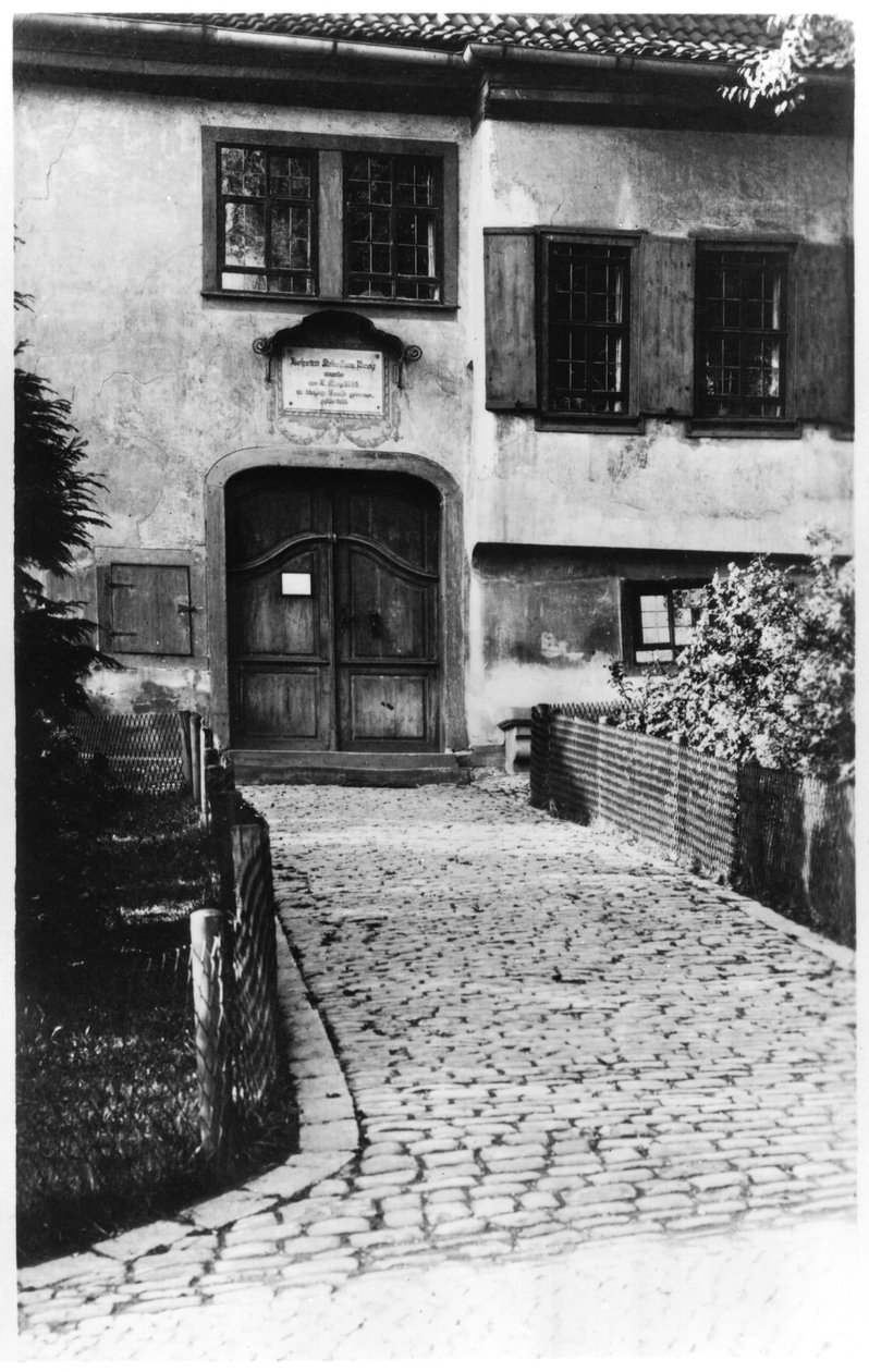 Eingang zum Haus von Johann Sebastian Bach (1685-1750) von German School