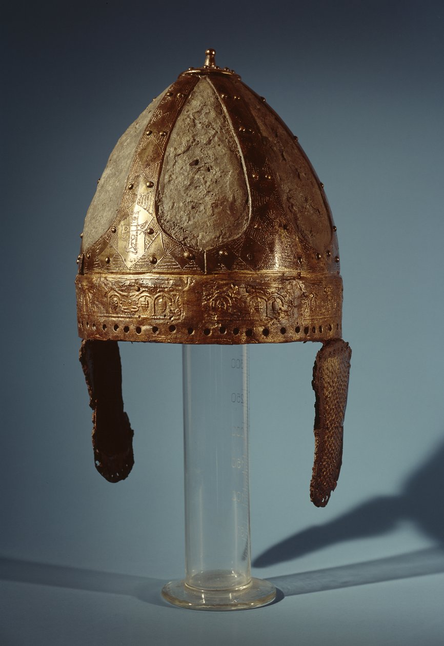 Europäischer Kriegskampfhelm, ca. 500 von German School
