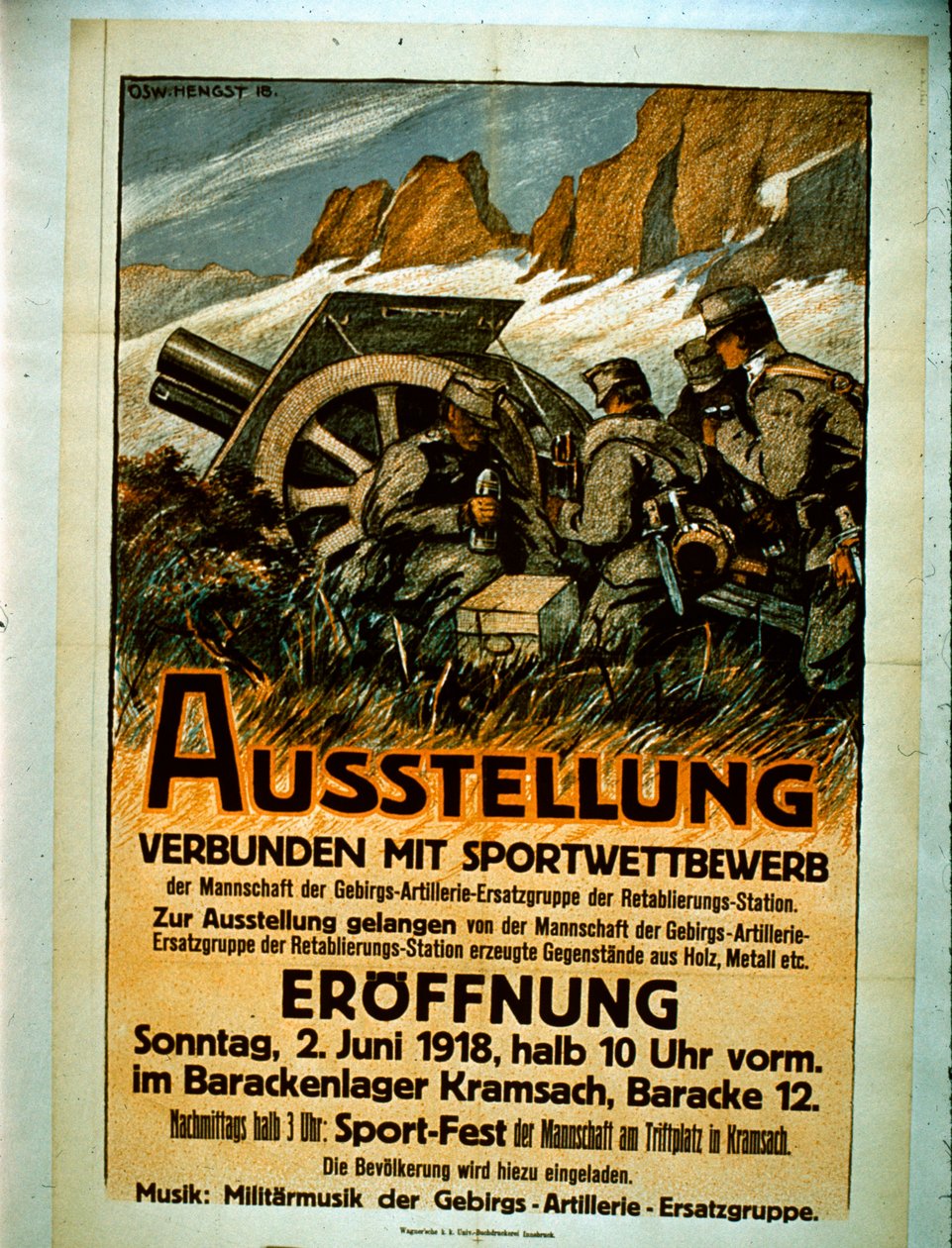Ausstellung für Wettkampfsport, 1918 von German School