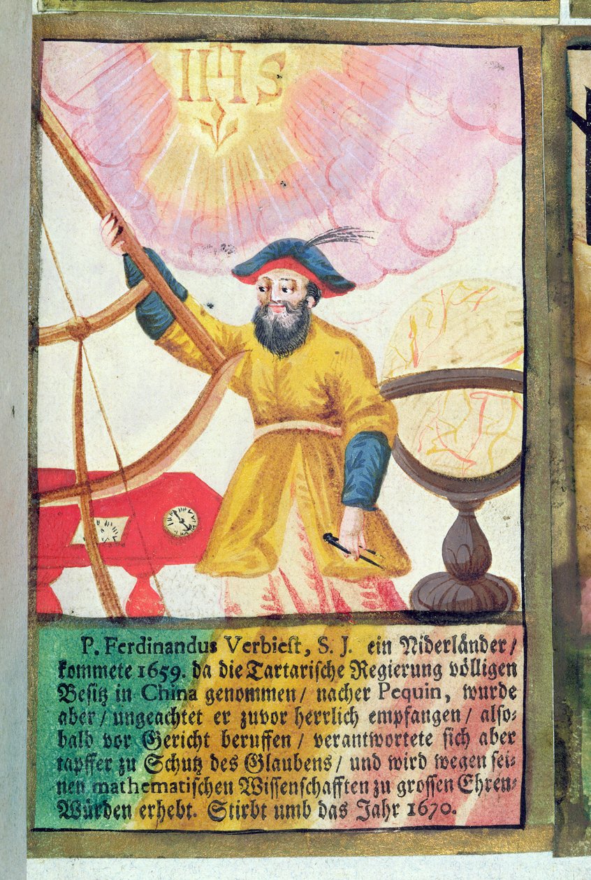 Pater Ferdinand Verbiest (1623-88) von German School