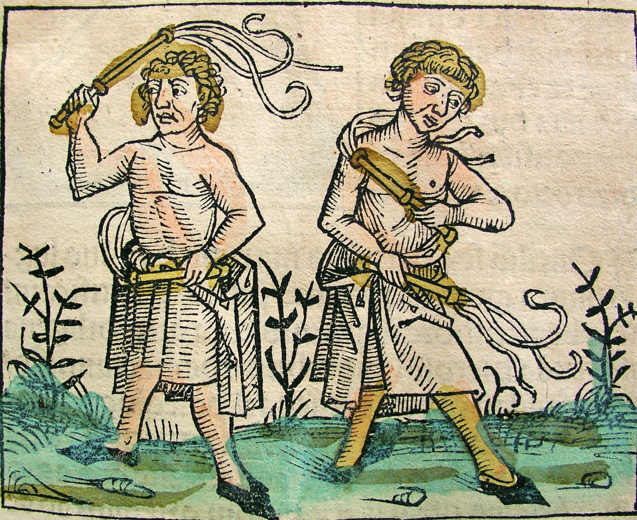 Geißler, veröffentlicht in der Nürnberger Chronik, 1493 von German School