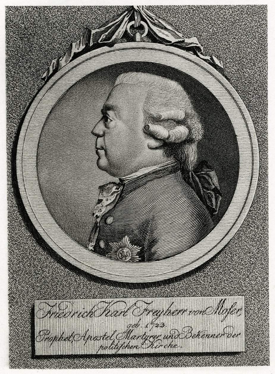 Friedrich Karl von Moser von German School