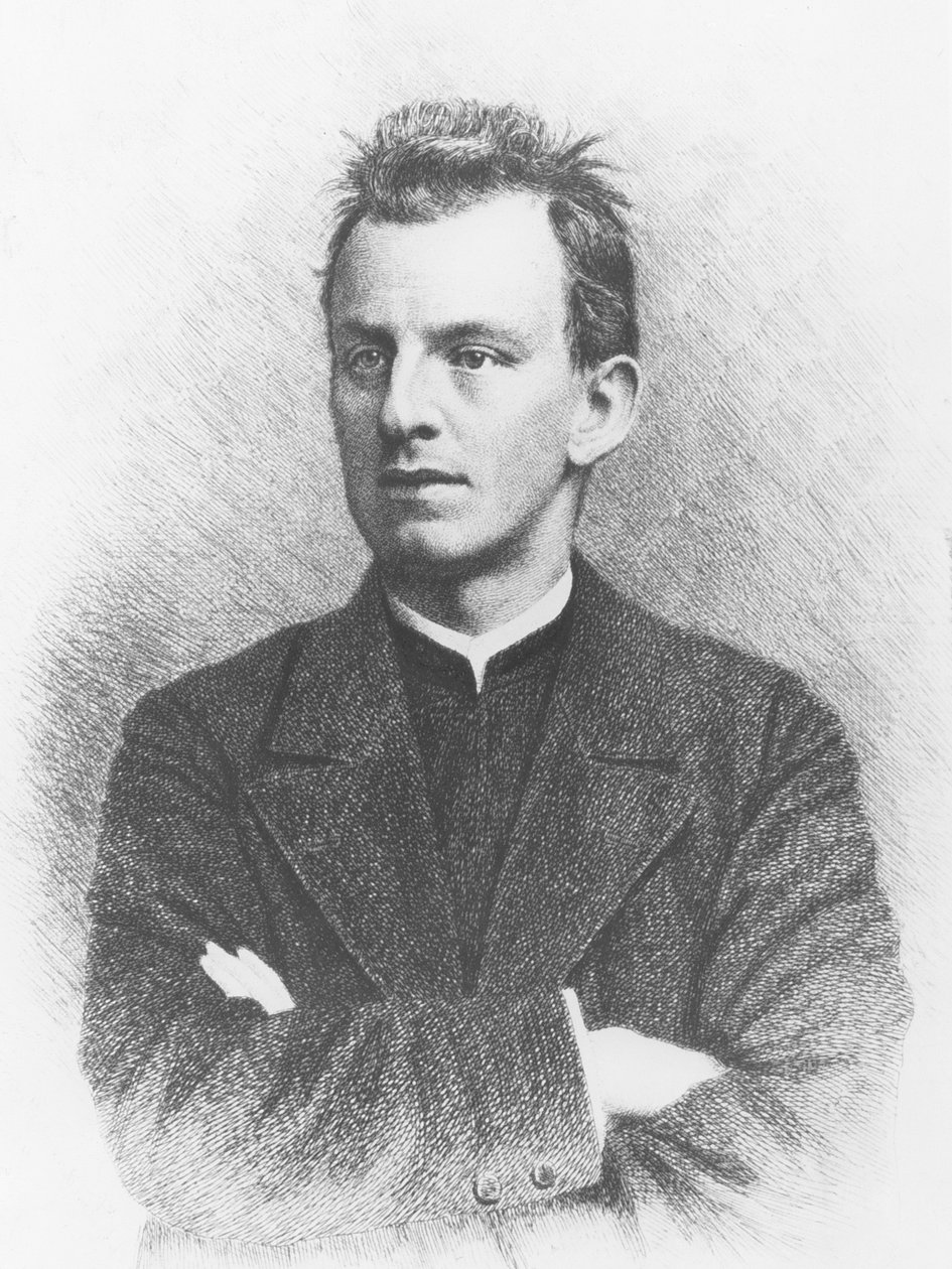 Gerhart Hauptmann (Gravur) von German School