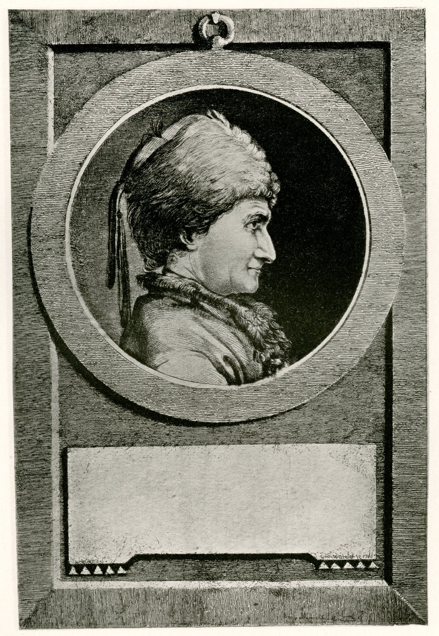 Jean Jacques Rousseau von German School