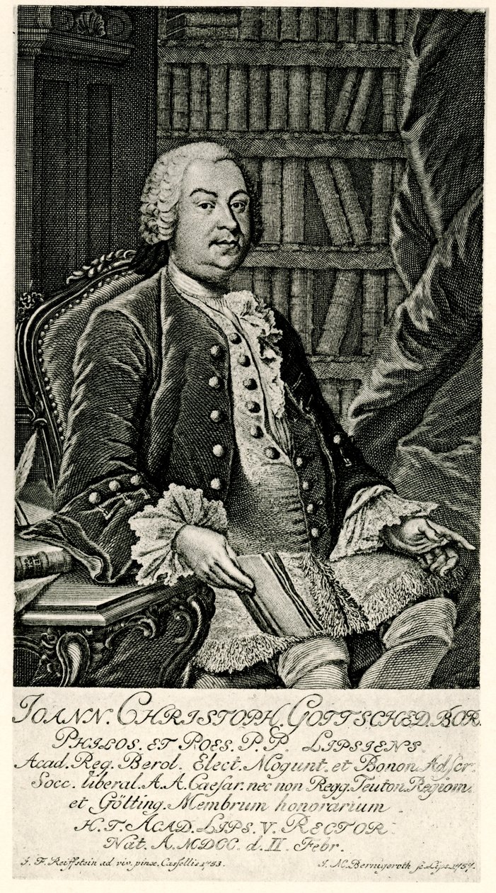 Johann Christoph Gottsched von German School