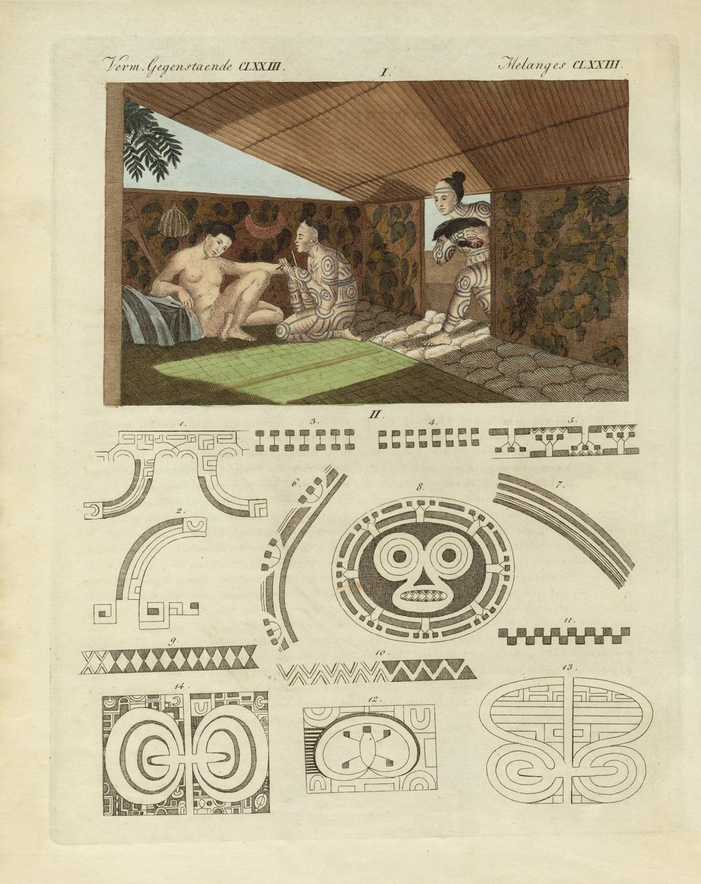 Art des Tätowierens in Nurahiwa von German School