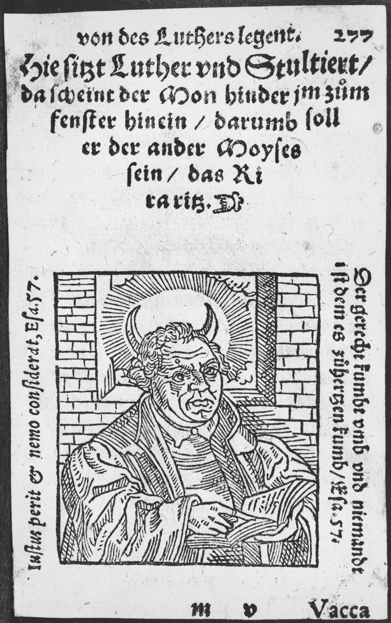 Legende von Martin Luther von German School