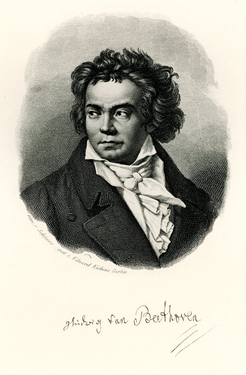 Ludwig van Beethoven von German School