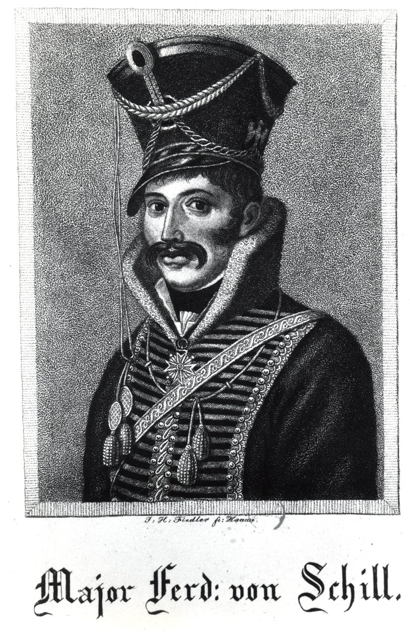 Major Ferdinand Baptista von Schill (1776-1809) von German School