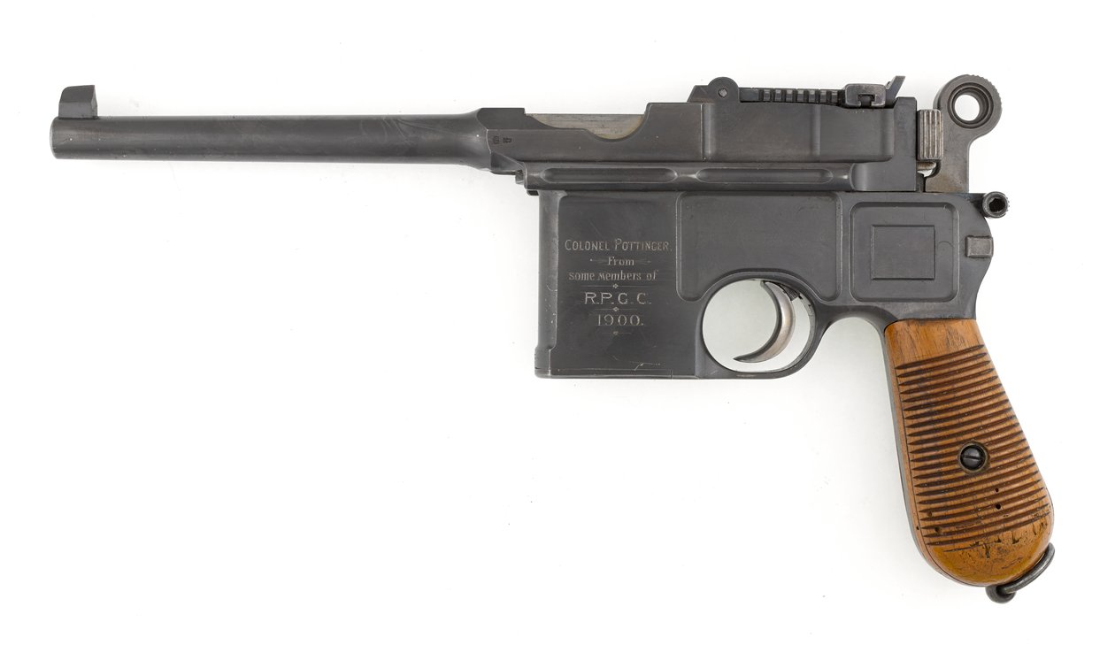 Mauser Modell 1896 7,63 mm Selbstladepistole von German School