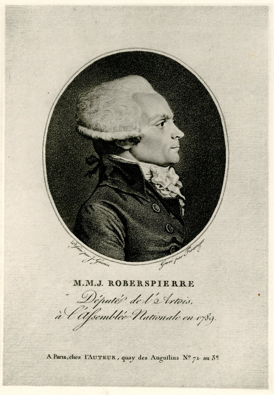Maximilien Marie Isidore de Robespierre von German School