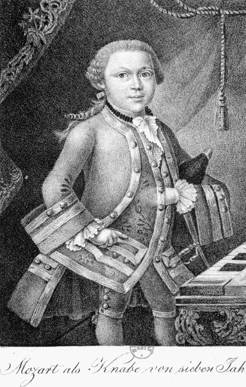 Mozart als 7-jähriger Junge von German School