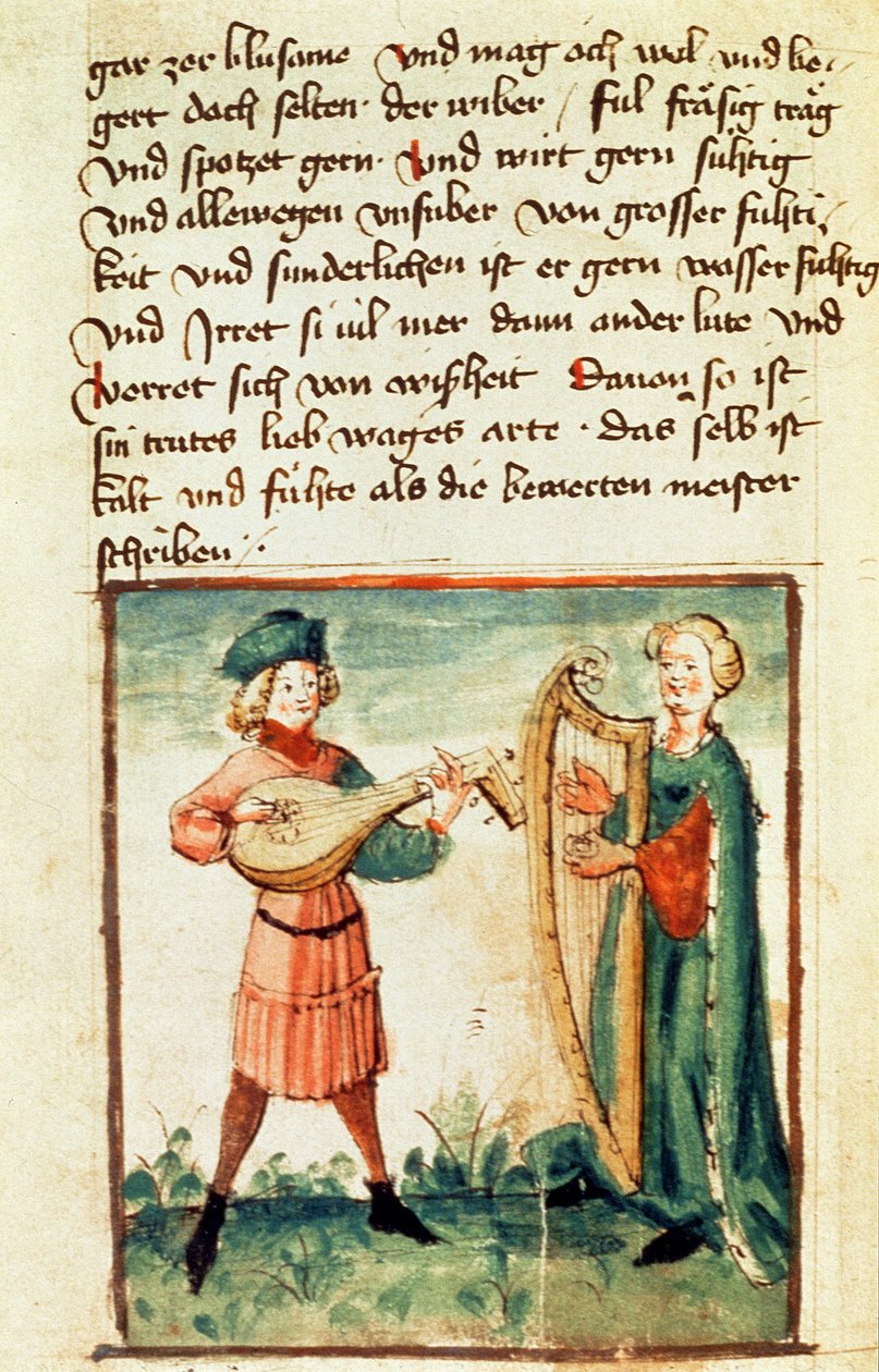 Das sanguinische Temperament von German School