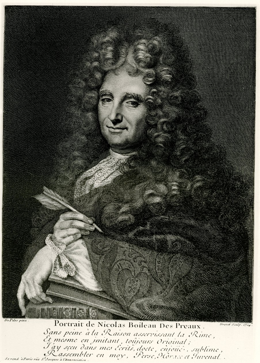 Nicolas Boileau Despréaux von German School