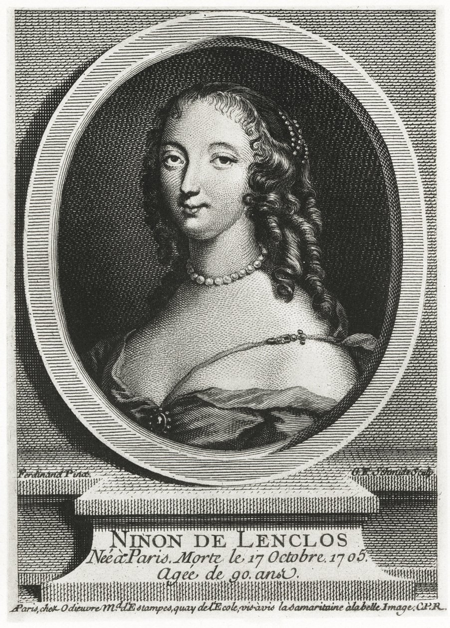 Ninon de Lenclos von German School