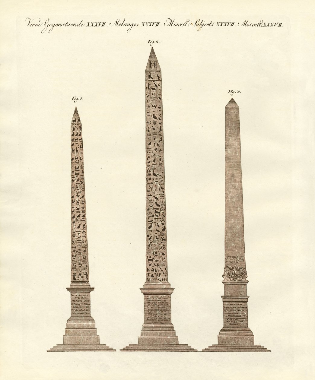 Obelisken und Ägypter von German School