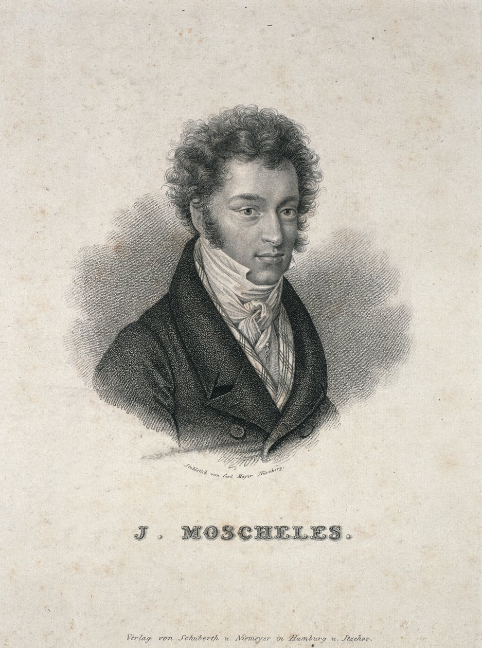 Porträt von Ignaz Moscheles (1794-1870) von German School